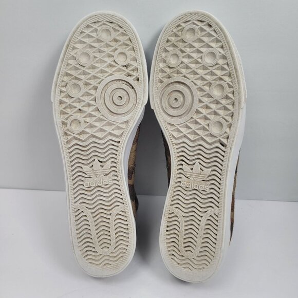 Adidas Nizza High Classic 78 Men's Brown Camo Sneakers G95800 US Size 10.5 - Picture 7 of 8